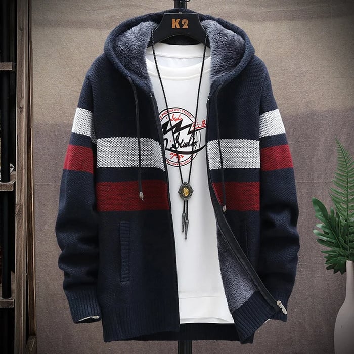 Stijlvolle Hoodie voor Heren – Trendy Hoodie met Kleurblokdesign & Comfortabele Pasvorm
