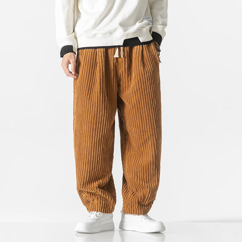 Lounge Pants – Comfortabele Corduroy Broek met Moderne Pasvorm