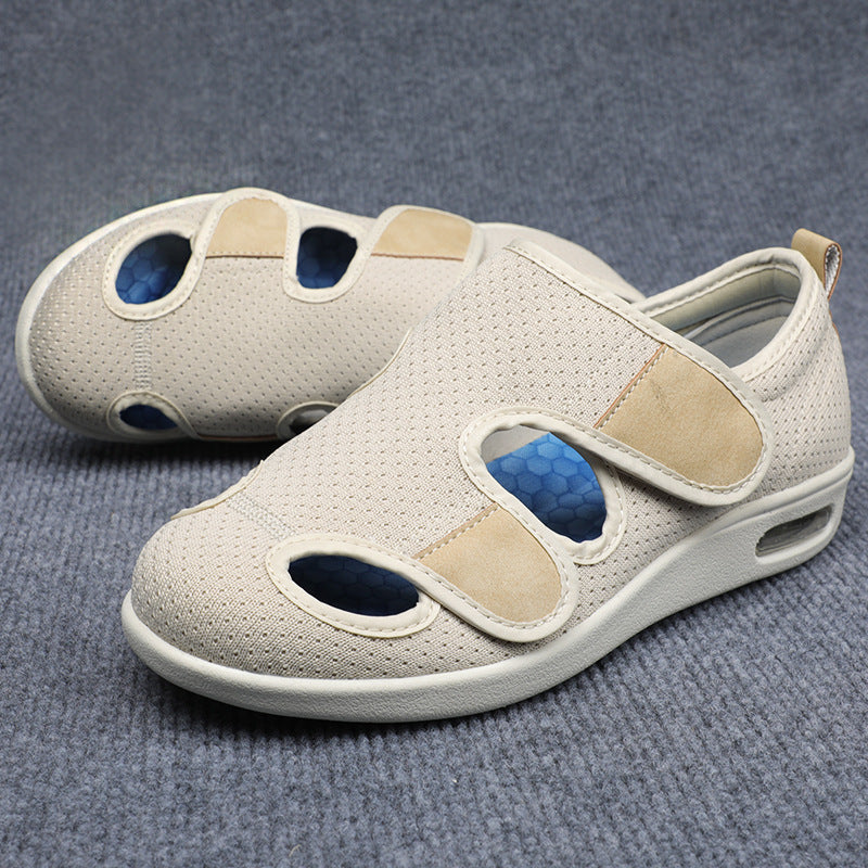 Comfortabele pasvorm - Brede diabetische schoenen voor gezwollen voeten