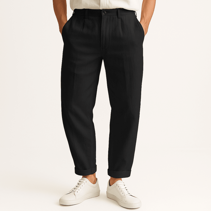 Linnen Rechte Broek Dames – Ademend, Lichtgewicht en Tijdloos voor Zomercomfort