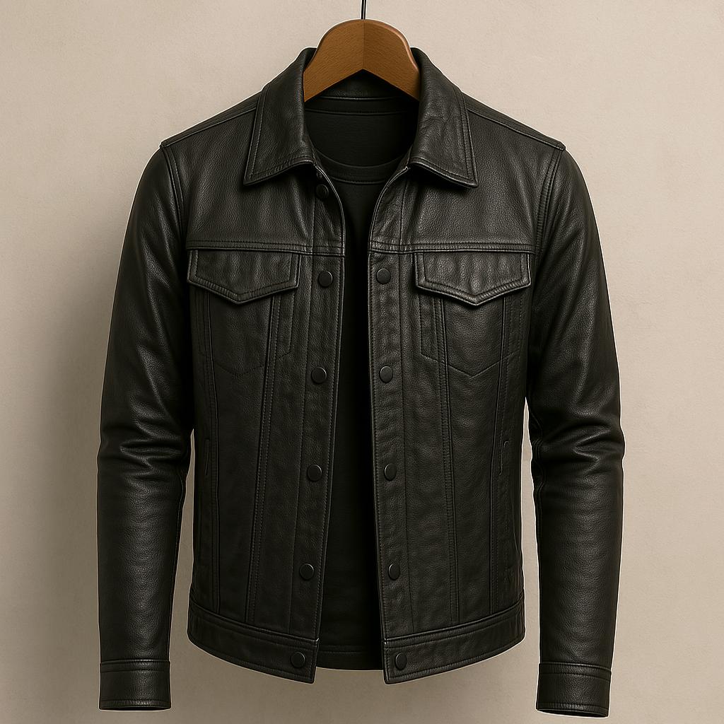 Rider Leren Jack – Stoer Motorjack van Premium Leer met Luxe Afwerking