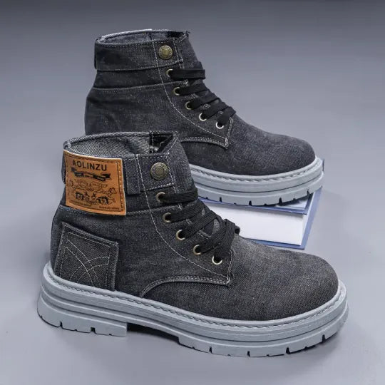 Heren Orthopedische Instap Wandelschoenen – Comfortabele Enkel Laarzen voor Voet- en Hielpijn Verlichting