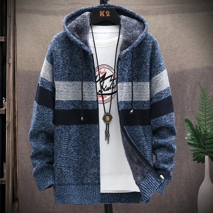Stijlvolle Hoodie voor Heren – Trendy Hoodie met Kleurblokdesign & Comfortabele Pasvorm