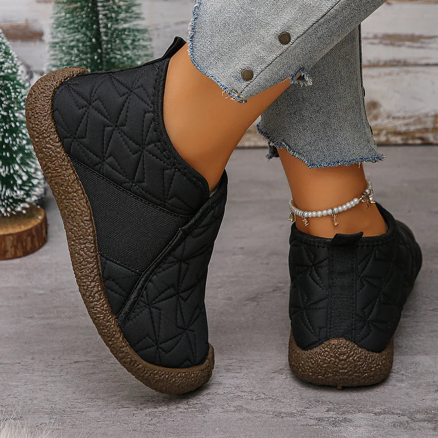 Waterdichte Warme Katoenen Boot – Winterlaarzen met Orthopedische Ondersteuning & Antislip Zool