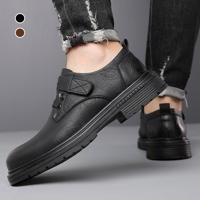 Retro Heren Schoenen van PU-leer – Comfortabele & Stijlvolle Softroshese