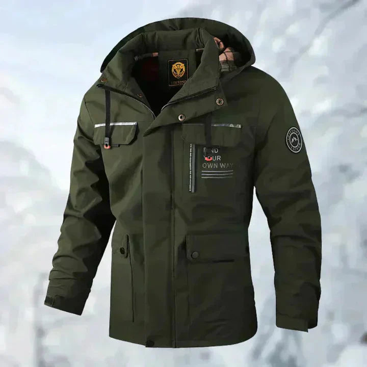 Waterdichte Outdoor Jas voor Heren – Weerbestendig Bescherming & Stijlvol Comfort