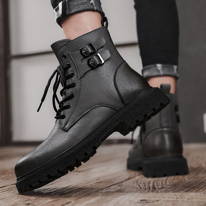 Stijlvolle Donkere Herenlaarzen – Comfortabele, Weerbestendige & Tijdloze Laarzen