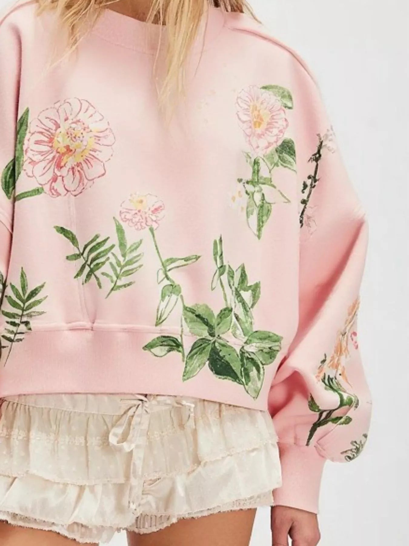 Sweatshirt met Verlaagde Schouders – Comfortabele & Trendy Casual Trui