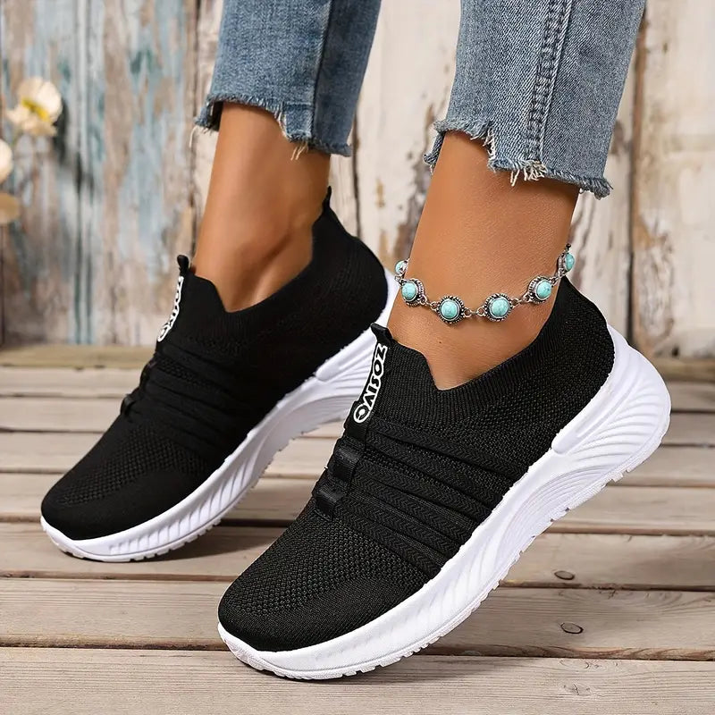 Lichtgewicht Slip-On Sneakers voor Dames & Heren – Comfortabele Ademend Schoenen