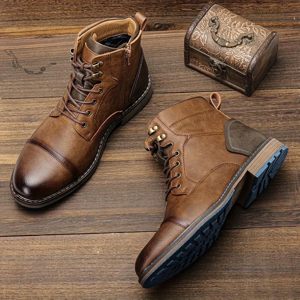 Klassieke Boots – Duurzaam Leer, Tijdloos Ontwerp voor Stijl en Comfort