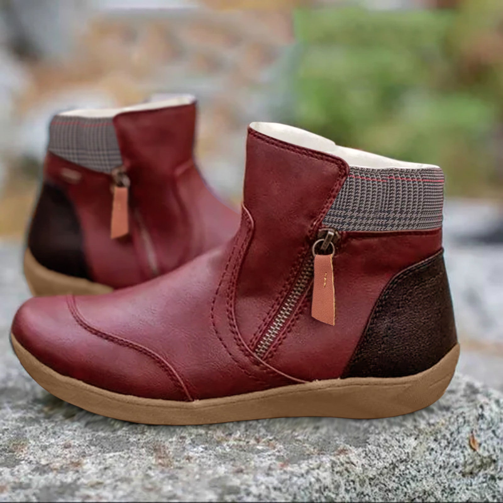 Bont Enkellaarsjes – Warm, Comfortabel & Trendy