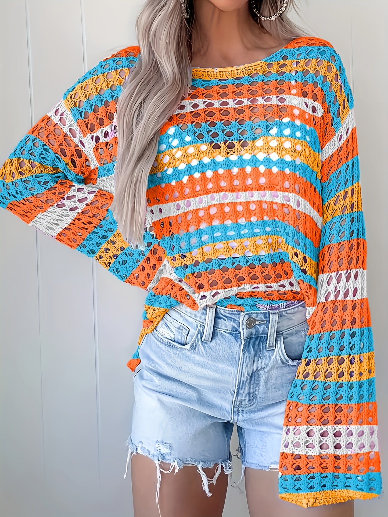 Tie-Dye Mesh Haaktop