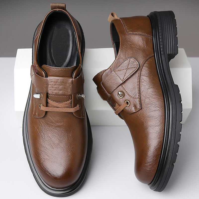 Retro Heren Schoenen van PU-leer – Comfortabele & Stijlvolle Softroshese