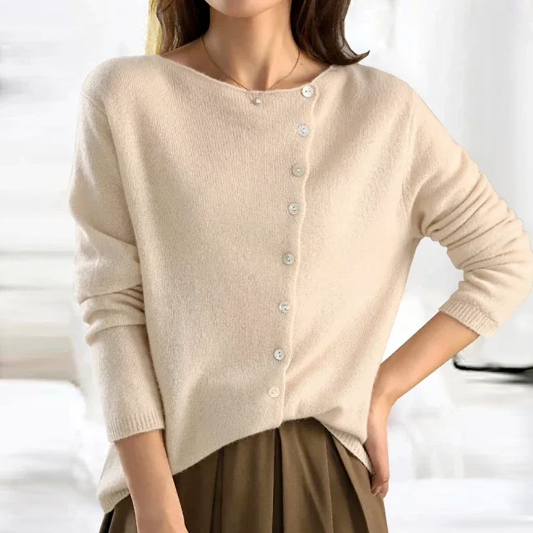 Elegante Wol-Cardigan – Luxe Dames Cardigan van Hoogwaardige Wol