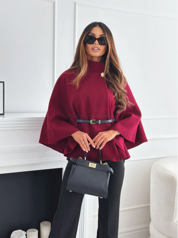 Chique Vlinderjack met Riem – Elegant Damesjack met Vlindermouwen & Flatterende Pasvorm