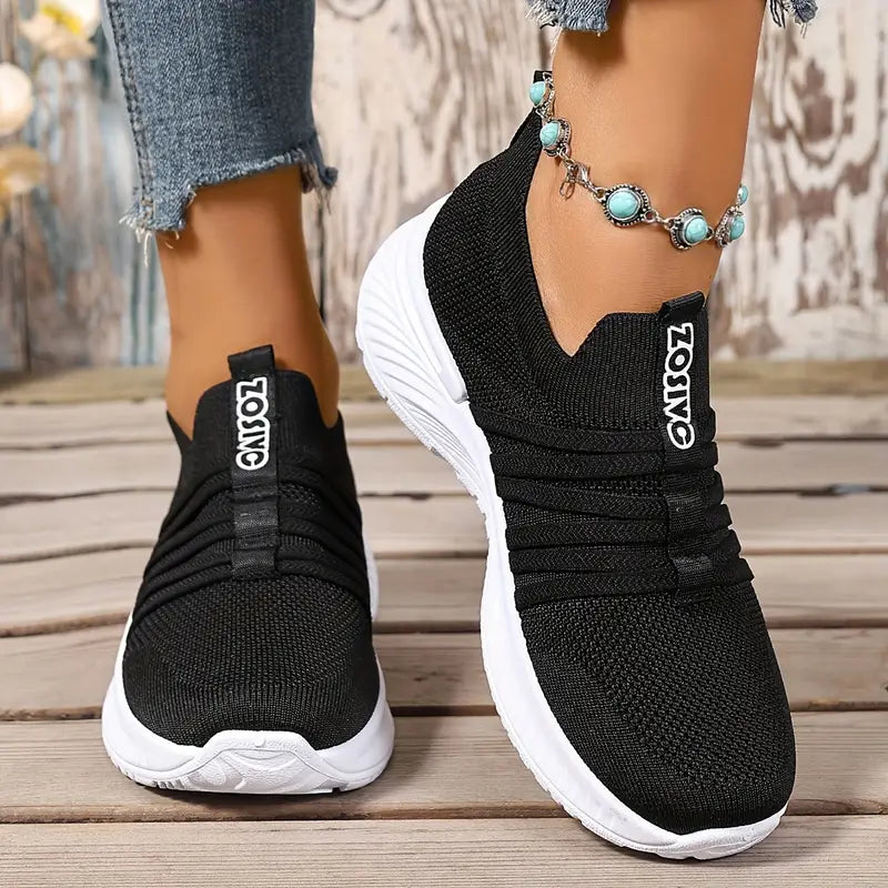 Lichtgewicht Slip-On Sneakers voor Dames & Heren – Comfortabele Ademend Schoenen