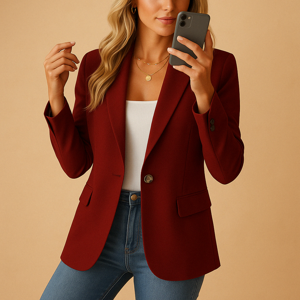 Getailleerde Damesblazer – Elegante Blazer met Comfortabele Pasvorm
