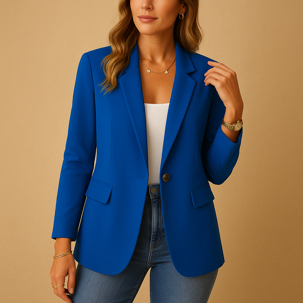 Getailleerde Damesblazer – Elegante Blazer met Comfortabele Pasvorm
