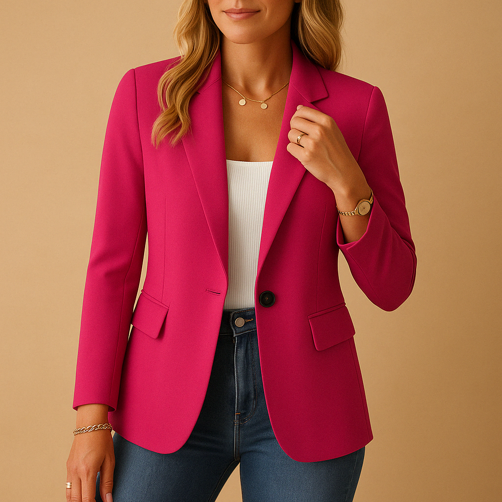 Getailleerde Damesblazer – Elegante Blazer met Comfortabele Pasvorm