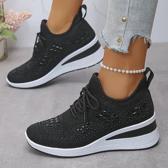 Orthopedische Comfortschoenen voor Dames – Brede Neus, Voetboogondersteuning & Schokabsorberende Zolen