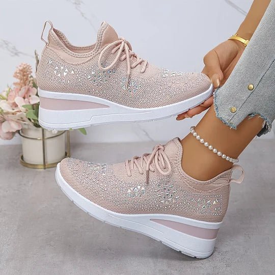Orthopedische Comfortschoenen voor Dames – Brede Neus, Voetboogondersteuning & Schokabsorberende Zolen