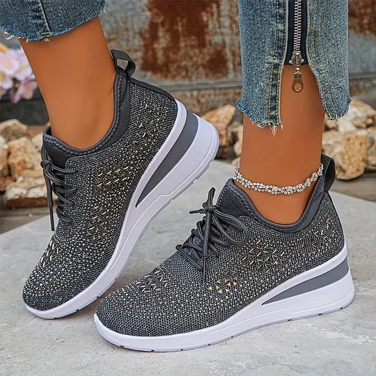 Orthopedische Comfortschoenen voor Dames – Brede Neus, Voetboogondersteuning & Schokabsorberende Zolen
