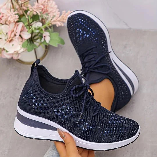 Orthopedische Comfortschoenen voor Dames – Brede Neus, Voetboogondersteuning & Schokabsorberende Zolen