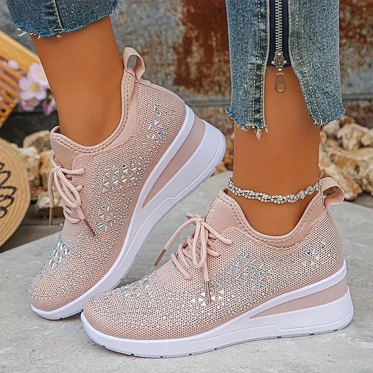 Orthopedische Comfortschoenen voor Dames – Brede Neus, Voetboogondersteuning & Schokabsorberende Zolen
