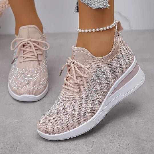 Orthopedische Comfortschoenen voor Dames – Brede Neus, Voetboogondersteuning & Schokabsorberende Zolen