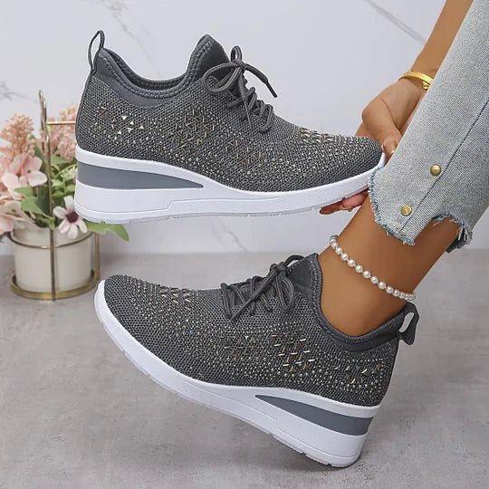 Orthopedische Comfortschoenen voor Dames – Brede Neus, Voetboogondersteuning & Schokabsorberende Zolen