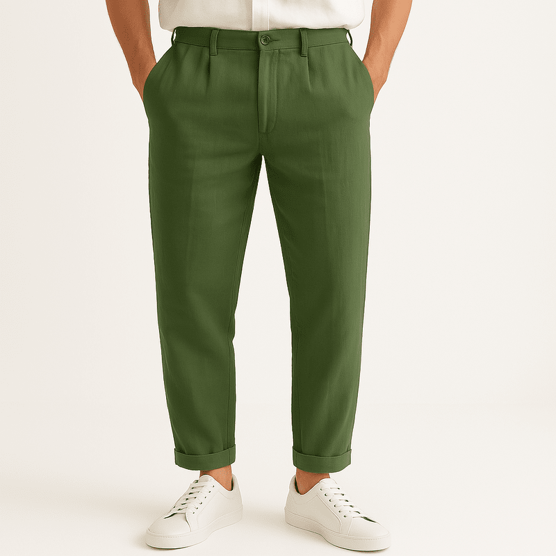 Linnen Rechte Broek Dames – Ademend, Lichtgewicht en Tijdloos voor Zomercomfort