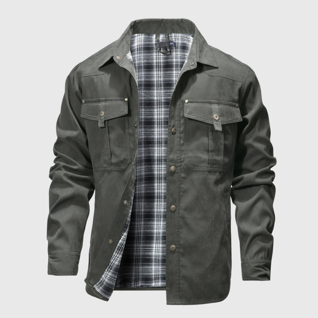 Buiten Utility Jacket – Robuust & Stijlvol Herenjack voor Outdoor en Dagelijks Gebruik