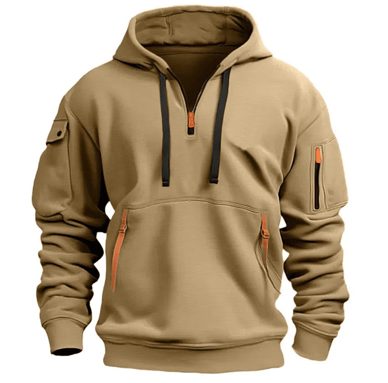 Trui met Capuchon voor Heren – Zachte Hoodie met Trekkoord & Losse Pasvorm