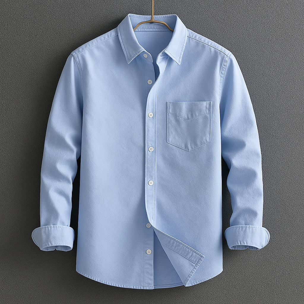 Signature overhemd voor heren – Premium katoenen shirt met moderne pasvorm