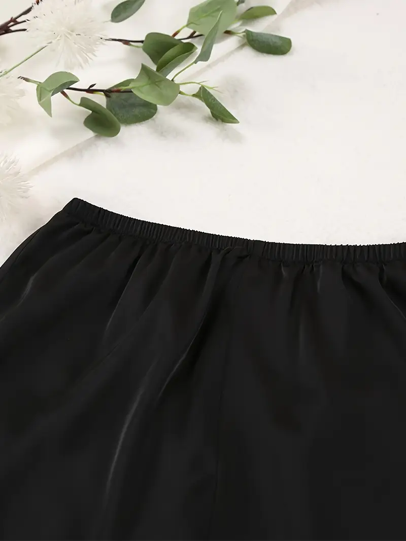 2-Pack Dames Satijnen Pyjamaset met Lange Mouwen – Zachte & Ademende Loungewear voor Alle Seizoenen
