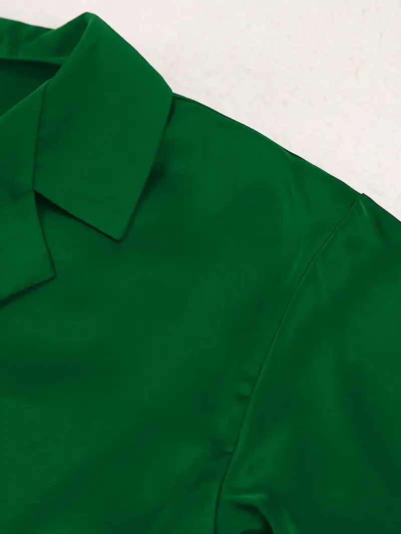2-Pack Dames Satijnen Pyjamaset met Lange Mouwen – Zachte & Ademende Loungewear voor Alle Seizoenen