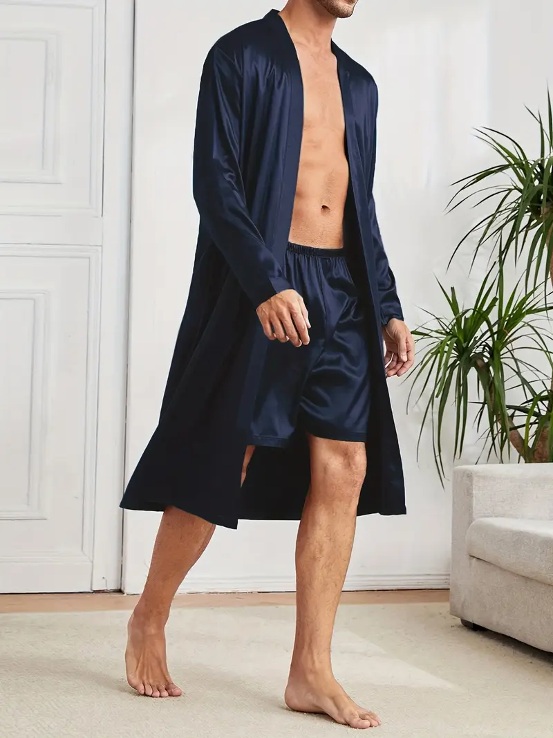 Heren Casual Pyjamaset – Comfortabele & Eenvoudige Loungewear voor Thuis