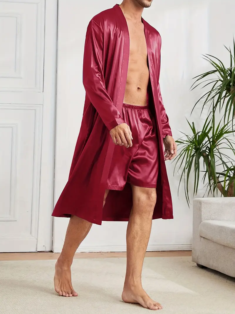 Heren Casual Pyjamaset – Comfortabele & Eenvoudige Loungewear voor Thuis