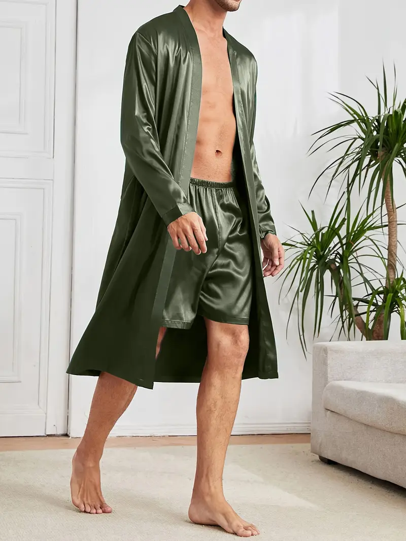 Heren Casual Pyjamaset – Comfortabele & Eenvoudige Loungewear voor Thuis