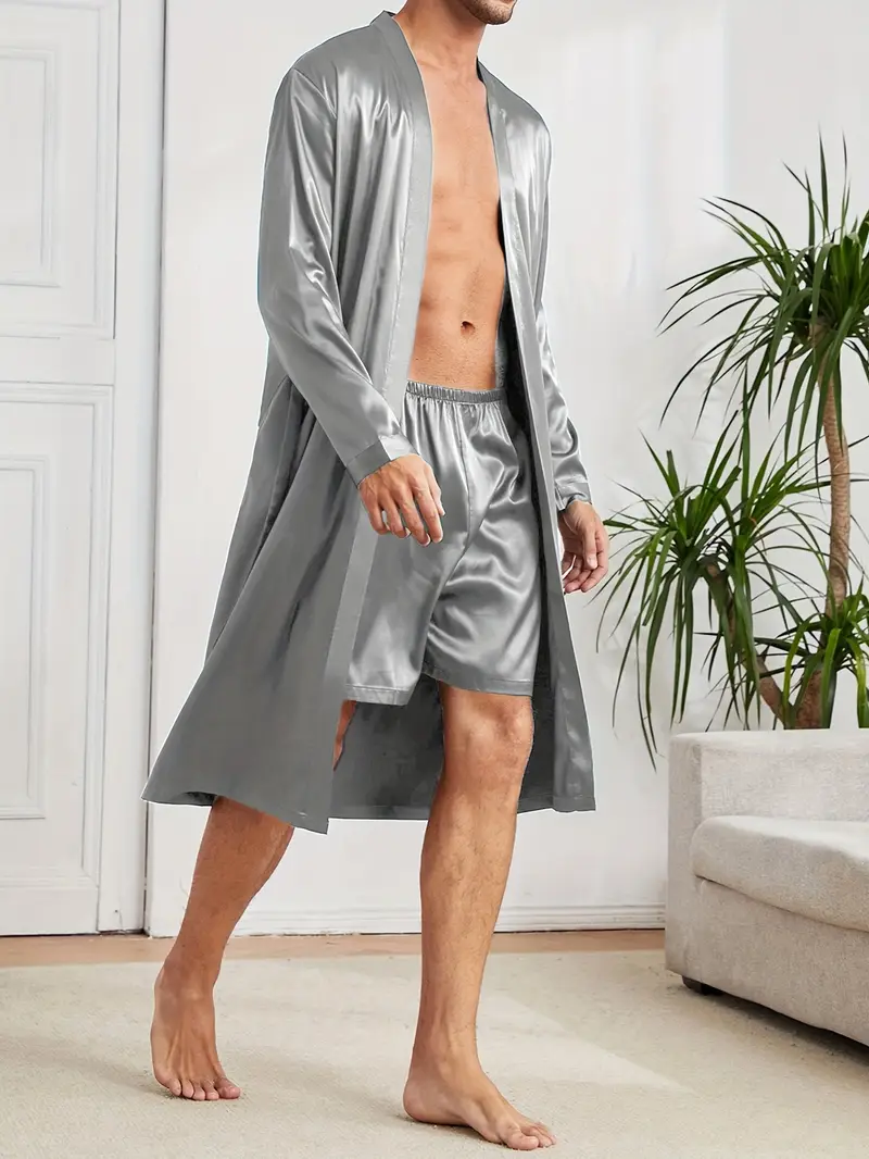 Heren Casual Pyjamaset – Comfortabele & Eenvoudige Loungewear voor Thuis