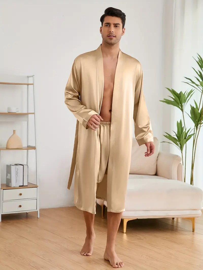 Heren Casual Pyjamaset – Comfortabele & Eenvoudige Loungewear voor Thuis