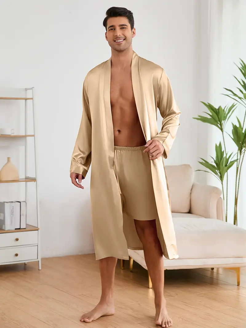 Heren Casual Pyjamaset – Comfortabele & Eenvoudige Loungewear voor Thuis