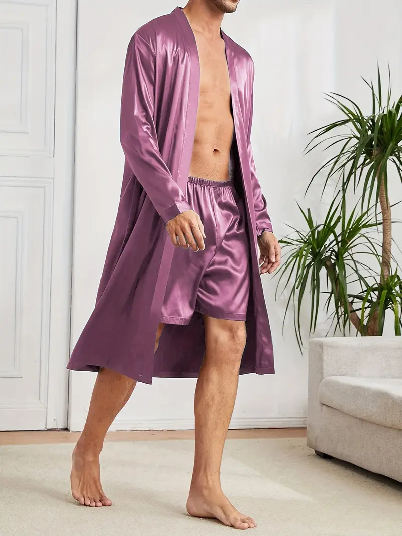 Heren Casual Pyjamaset – Comfortabele & Eenvoudige Loungewear voor Thuis