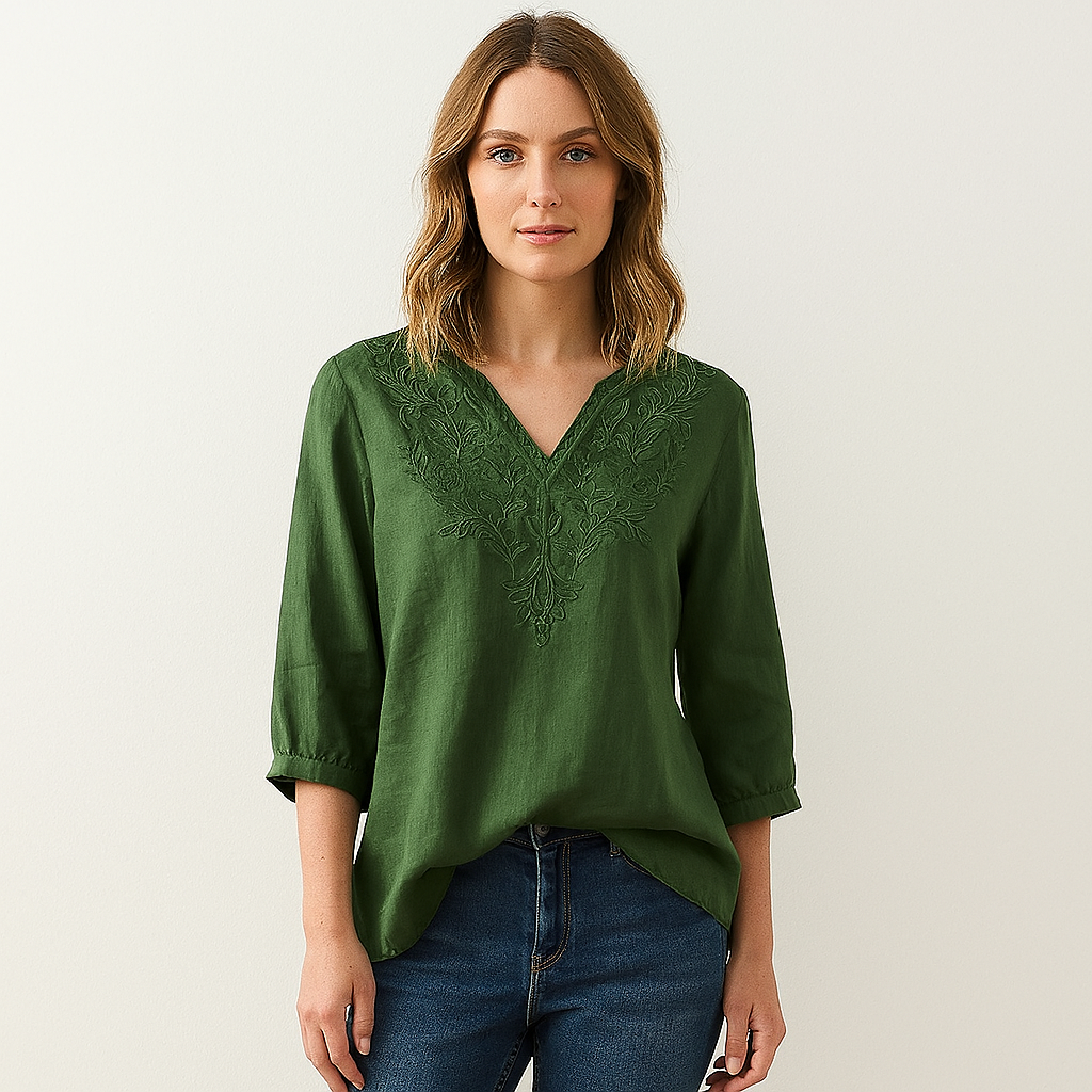 Linnen Overhemd met Knoopsluiting – Ademend, Licht & Moeiteloos Chic