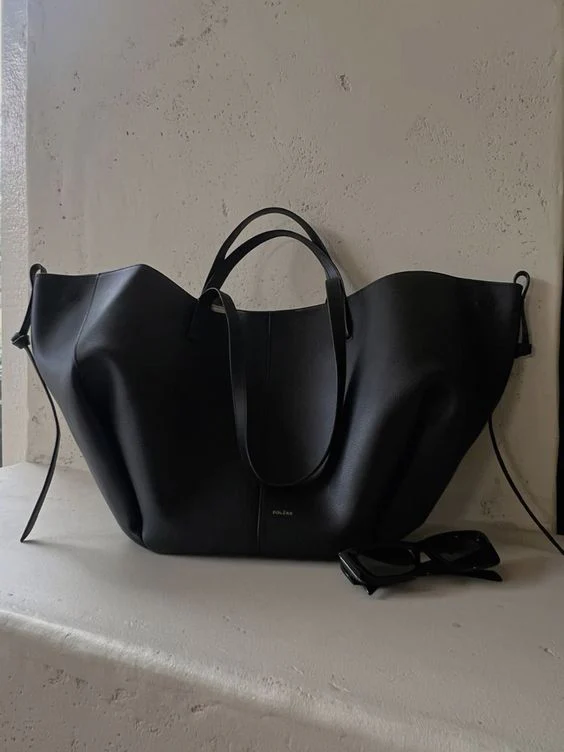 Vintage Leren Tote Bag – Ruime & Stijlvolle Schoudertas voor Dagelijks Gebruik