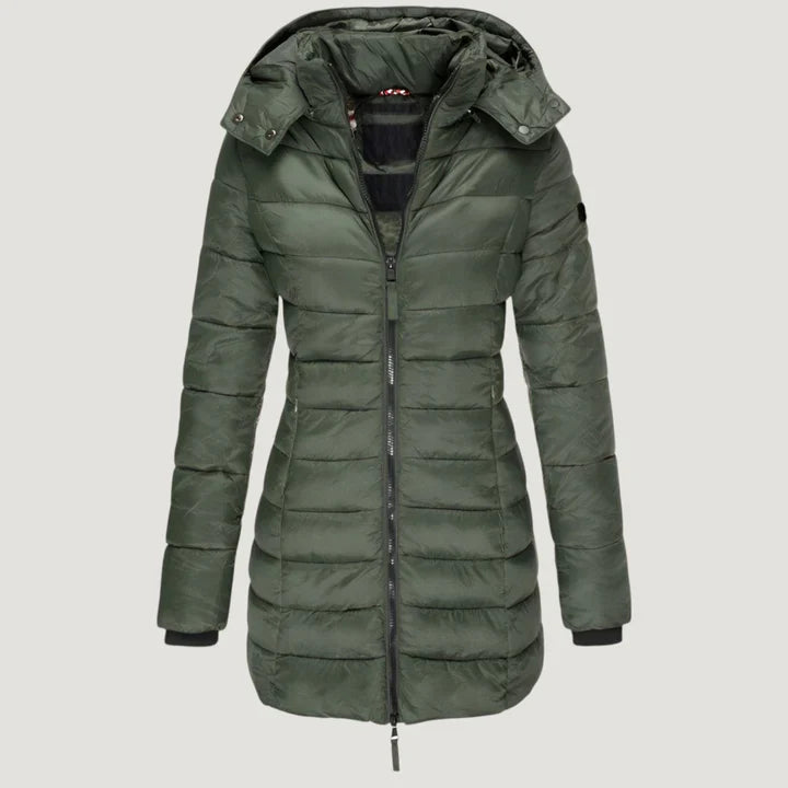 Stijlvolle & Beschermende Dames Winterjas – Warm, Lang & Elegant