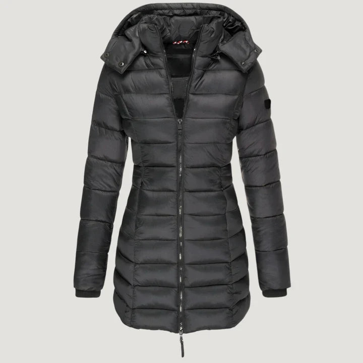 Stijlvolle & Beschermende Dames Winterjas – Warm, Lang & Elegant