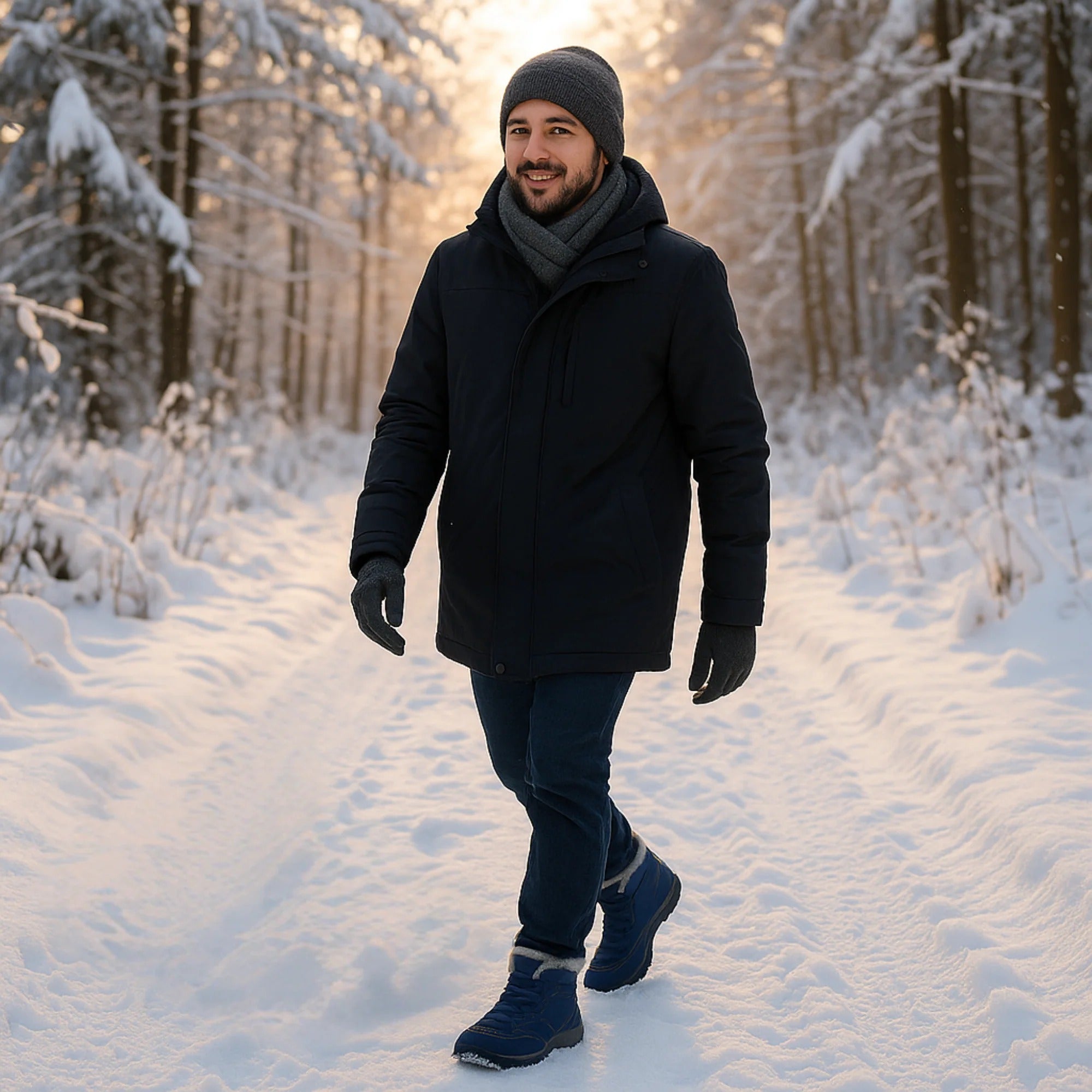 Waterdichte Barefoot Winterschoenen – Warme, Antislip Thermo Buitenlaarzen voor Dames & Heren