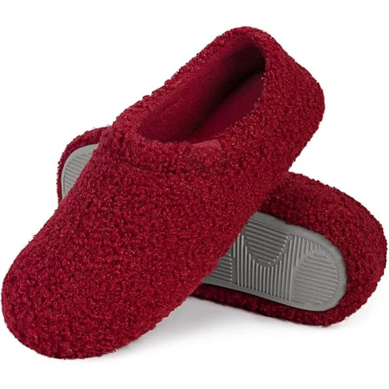 Fuzzy Fur Memory Foam Loafer Slippers – Zachte, Warme & Luxe Comfortsloffen voor Dames