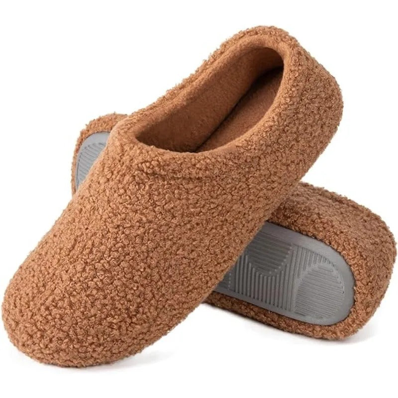 Fuzzy Fur Memory Foam Loafer Slippers – Zachte, Warme & Luxe Comfortsloffen voor Dames